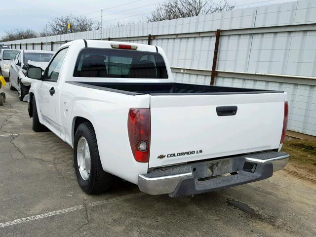 1GCCS149078114744 - 2007 CHEVROLET COLORADO WHITE photo 3