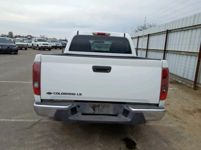 1GCCS149078114744 - 2007 CHEVROLET COLORADO WHITE photo 6