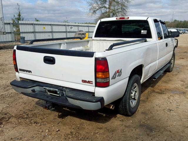 1GTEK19T45E304963 - 2005 GMC NEW SIERRA WHITE photo 4