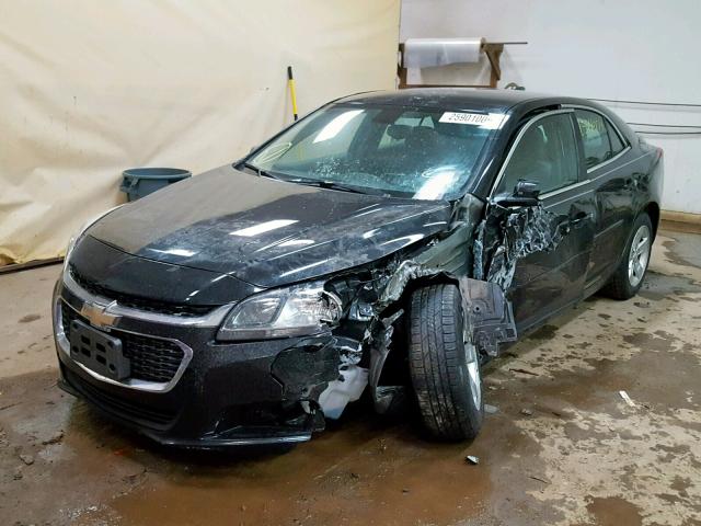 1G11B5SL2FF113577 - 2015 CHEVROLET MALIBU LS BLACK photo 2