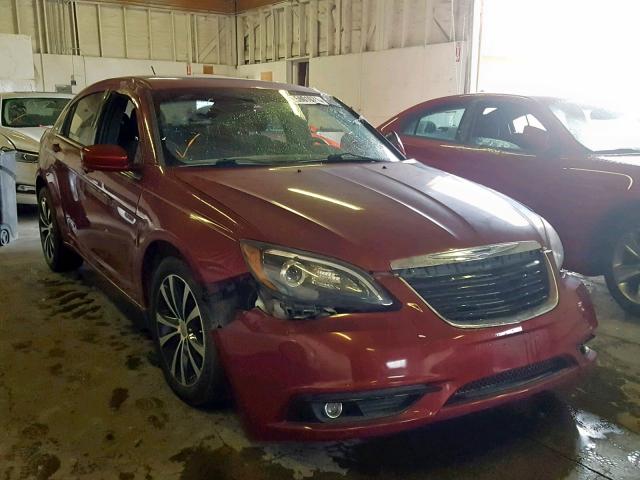 1C3CCBBG2CN303304 - 2012 CHRYSLER 200 TOURIN RED photo 1