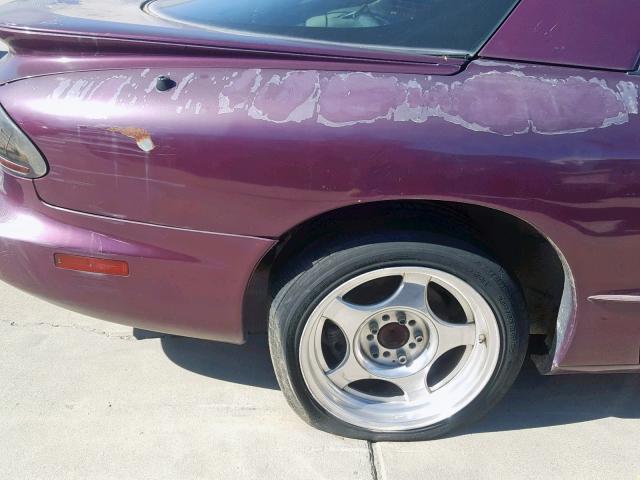 2G2FV22P4S2204176 - 1995 PONTIAC FIREBIRD F PURPLE photo 9