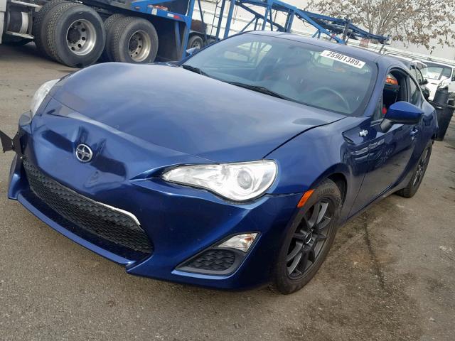 JF1ZNAA18D1713210 - 2013 TOYOTA SCION FR-S BLUE photo 2