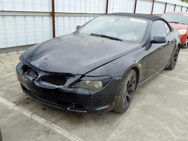 WBAEK73474B320544 - 2004 BMW 645 CI AUT BLACK photo 2