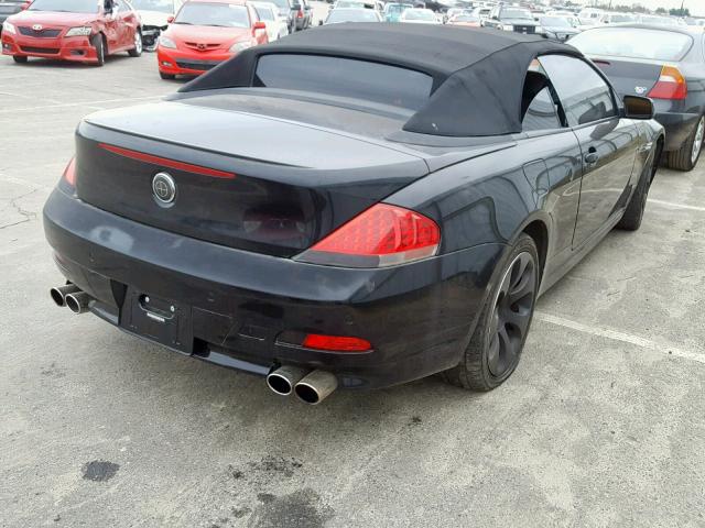 WBAEK73474B320544 - 2004 BMW 645 CI AUT BLACK photo 4