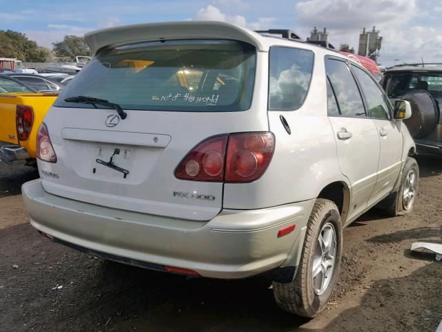 JT6HF10U6Y0157352 - 2000 LEXUS RX 300 WHITE photo 4