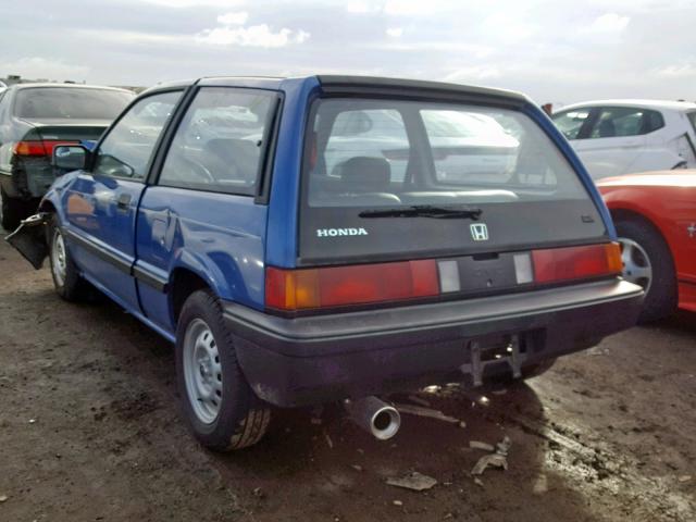 JHMAH5325FS019887 - 1985 HONDA CIVIC 1500 BLUE photo 3