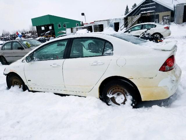 2HHFD5E75AH200092 - 2010 ACURA CSX TECHNO WHITE photo 3