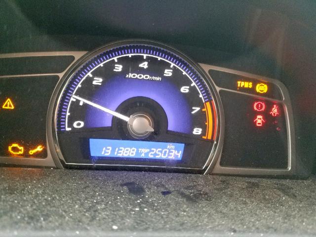 2HHFD5E75AH200092 - 2010 ACURA CSX TECHNO WHITE photo 8