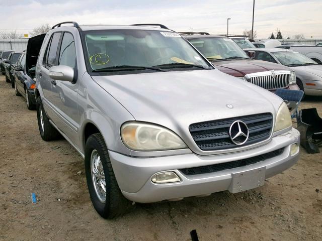 4JGAB54E92A335655 - 2002 MERCEDES-BENZ ML 320 SILVER photo 1