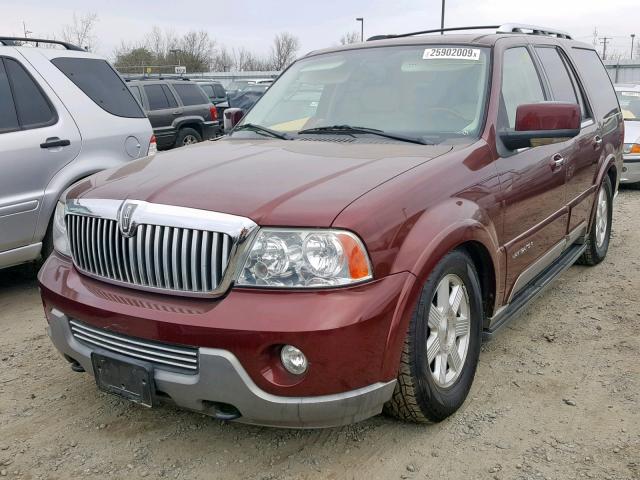 5LMFU27R93LJ51154 - 2003 LINCOLN NAVIGATOR BURGUNDY photo 2