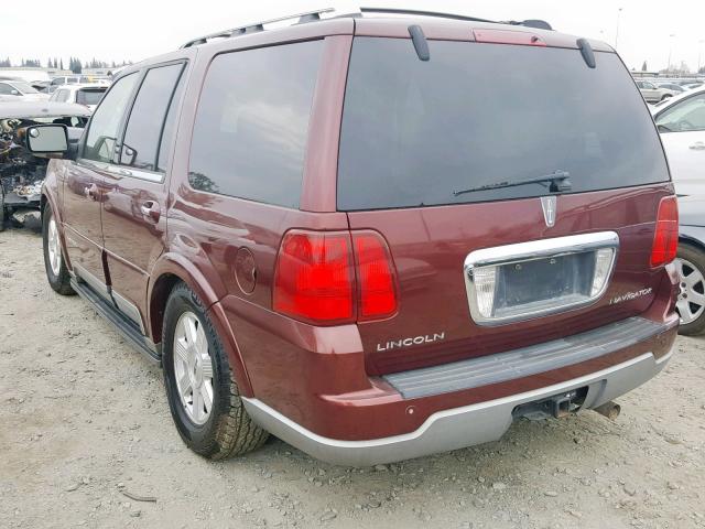 5LMFU27R93LJ51154 - 2003 LINCOLN NAVIGATOR BURGUNDY photo 3