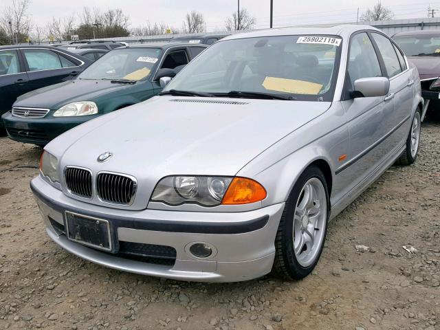 WBAAV53491FJ65154 - 2001 BMW 330 I SILVER photo 2