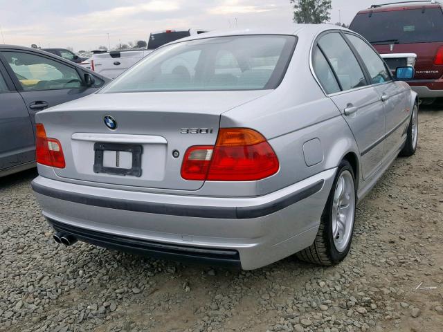 WBAAV53491FJ65154 - 2001 BMW 330 I SILVER photo 4