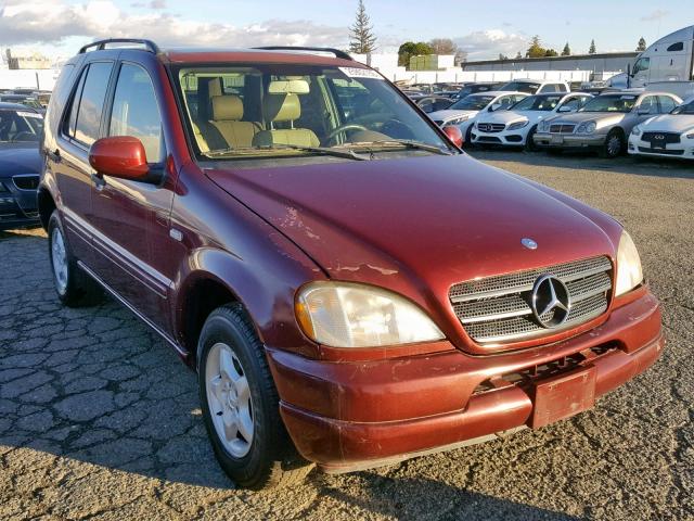 4JGAB54E9YA177357 - 2000 MERCEDES-BENZ ML 320 BURGUNDY photo 1