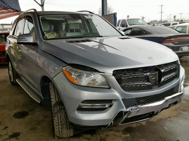 4JGDA5JB1EA321344 - 2014 MERCEDES-BENZ ML 350 BLUE photo 1