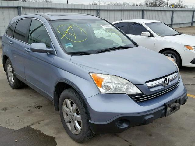 JHLRE38727C052169 - 2007 HONDA CR-V EXL BLUE photo 1