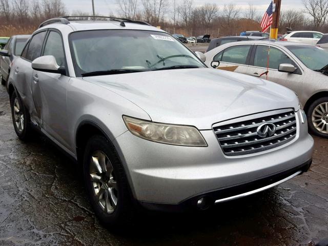 JNRAS08W77X200043 - 2007 INFINITI FX35 SILVER photo 1