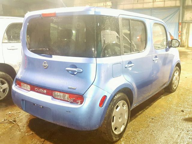 JN8AZ2KR8ET350679 - 2014 NISSAN CUBE S BLUE photo 4