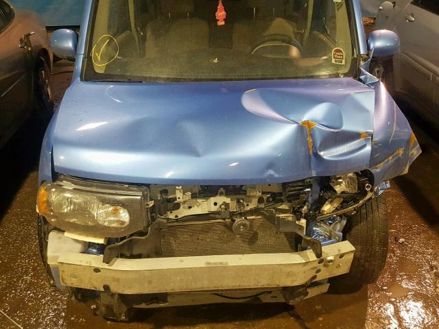 JN8AZ2KR8ET350679 - 2014 NISSAN CUBE S BLUE photo 7