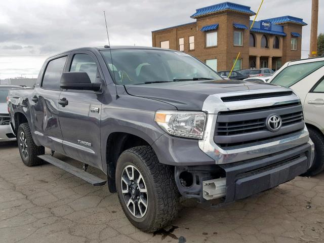 5TFDW5F15FX427283 - 2015 TOYOTA TUNDRA CRE GRAY photo 1