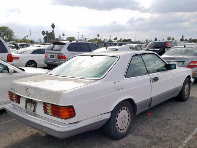 WDBCA45D2GA219350 - 1986 MERCEDES-BENZ 560 SEC WHITE photo 4