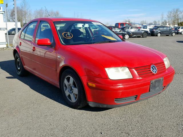 3VWSD29M31M072577 - 2001 VOLKSWAGEN JETTA GLS RED photo 1