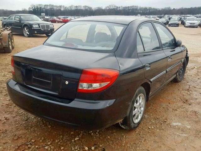 KNADC125836226857 - 2003 KIA RIO BLUE photo 4