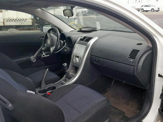 JTKDE167580230246 - 2008 TOYOTA SCION TC თეთრი ფოტო 5