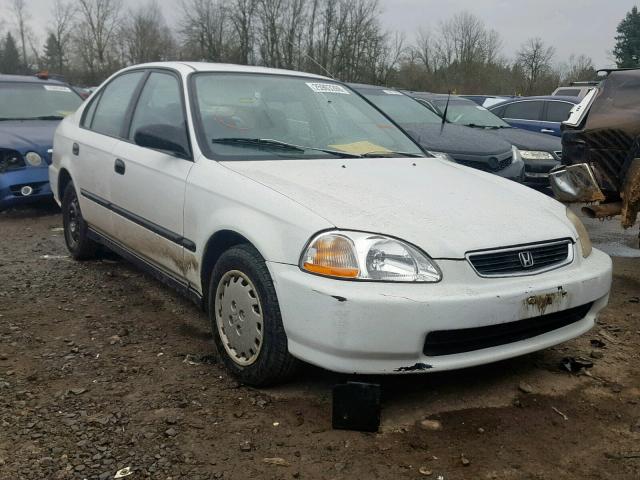 1HGEJ6520VL032454 - 1997 HONDA CIVIC DX WHITE photo 1