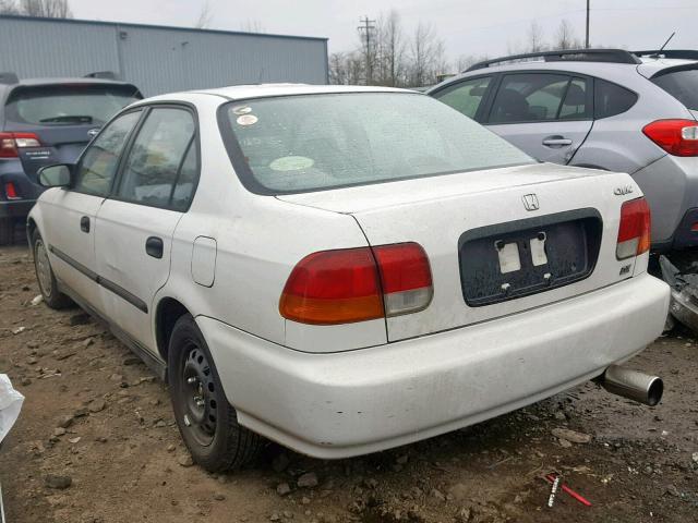 1HGEJ6520VL032454 - 1997 HONDA CIVIC DX WHITE photo 3