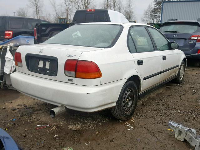 1HGEJ6520VL032454 - 1997 HONDA CIVIC DX WHITE photo 4