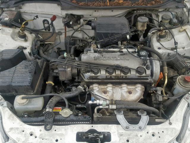 1HGEJ6520VL032454 - 1997 HONDA CIVIC DX WHITE photo 7