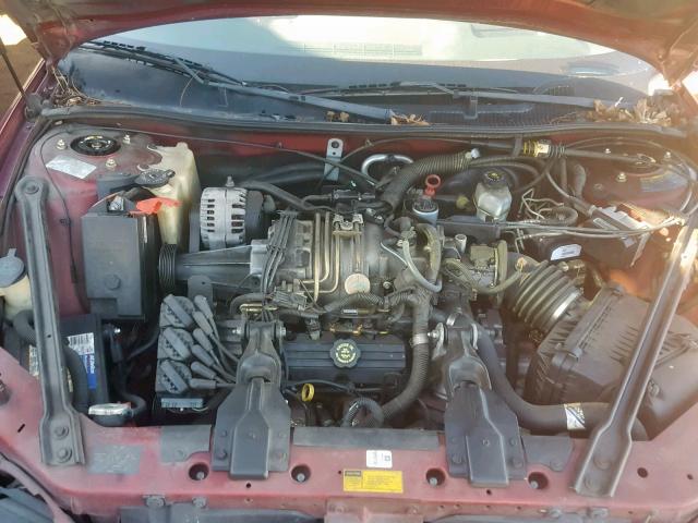 1G2WR52131F186476 - 2001 PONTIAC GRAND PRIX BURGUNDY photo 7