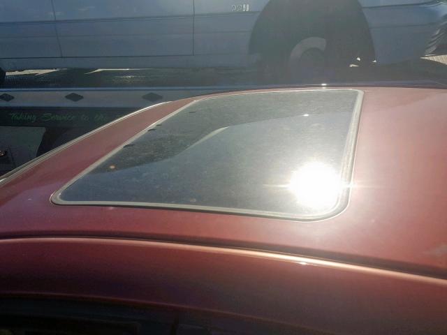 1G2WR52131F186476 - 2001 PONTIAC GRAND PRIX BURGUNDY photo 9