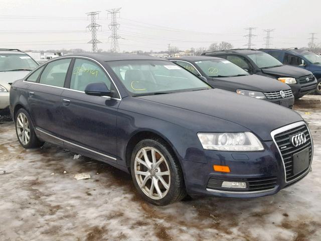 WAUSG74F89N037581 - 2009 AUDI A6 BLUE photo 1