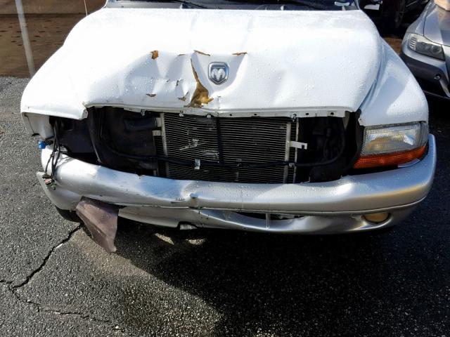 1D7HL48NX3S108044 - 2003 DODGE DAKOTA QUA WHITE photo 7