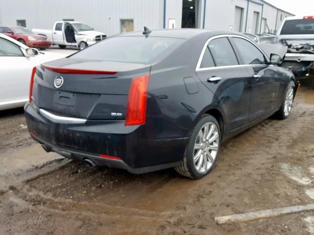 1G6AL5S33E0175207 - 2014 CADILLAC ATS PREMIU BLACK photo 4