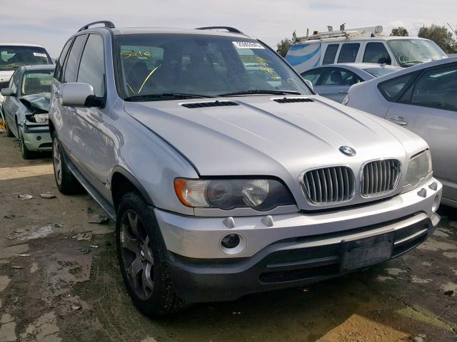 WBAFB33501LH08438 - 2001 BMW X5 4.4I SILVER photo 1