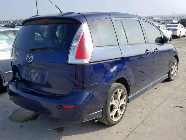 JM1CR2W35A0361645 - 2010 MAZDA 5 BLUE photo 4