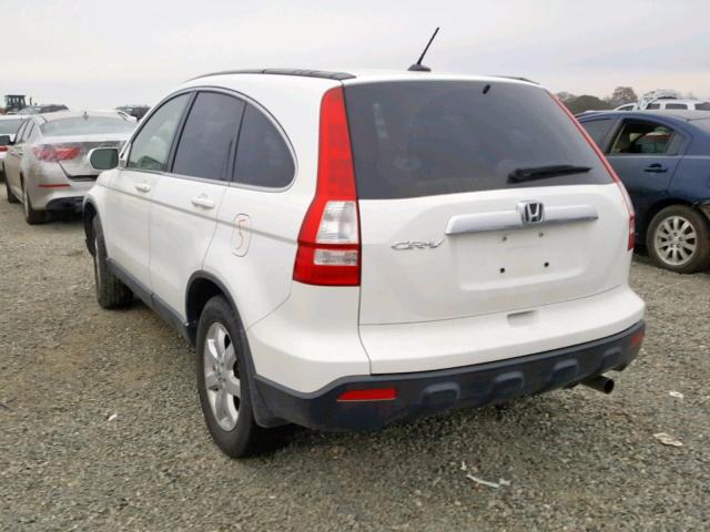 JHLRE38788C038763 - 2008 HONDA CR-V EXL WHITE photo 3