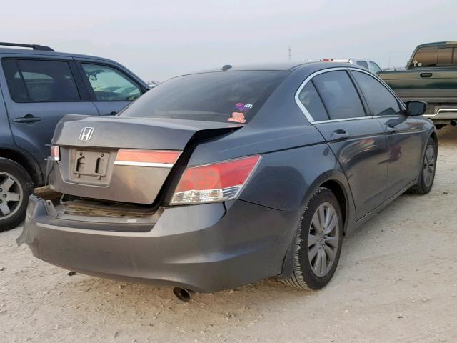 1HGCP2F83CA084753 - 2012 HONDA ACCORD EXL GRAY photo 4