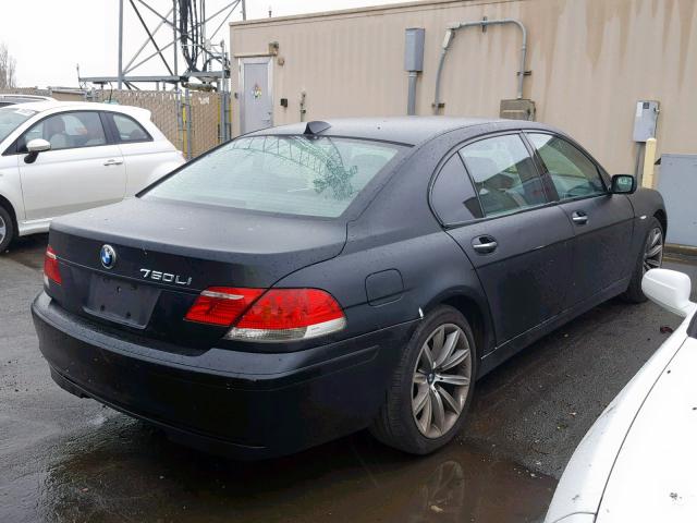 WBAHN83517DT77219 - 2007 BMW 750 BLACK photo 4