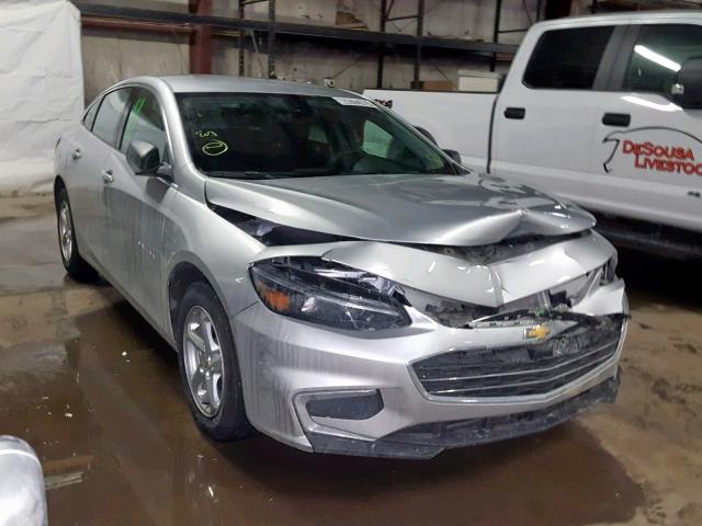 1G1ZB5ST4HF207658 - 2017 CHEVROLET MALIBU LS Gümüş foto 1