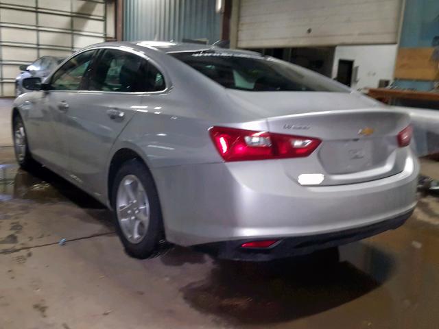 1G1ZB5ST4HF207658 - 2017 CHEVROLET MALIBU LS Gümüş foto 3