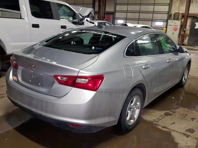 1G1ZB5ST4HF207658 - 2017 CHEVROLET MALIBU LS Gümüş foto 4