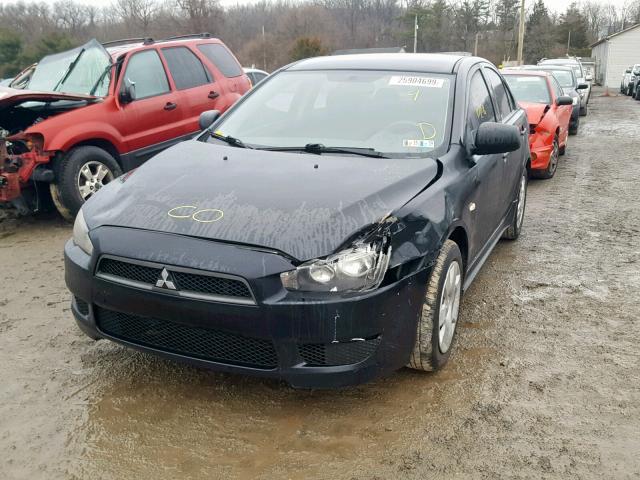 JA32U1FUXAU000657 - 2010 MITSUBISHI LANCER DE BLACK photo 2