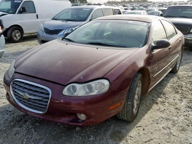 2C3HC56G7YH368862 - 2000 CHRYSLER LHS MAROON photo 2