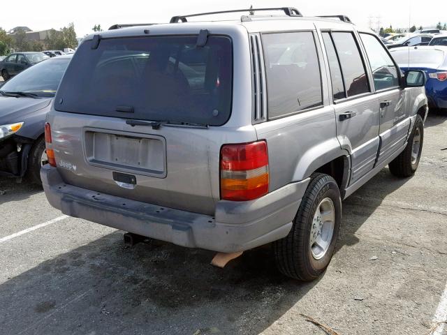 1J4FX58S6WC249705 - 1998 JEEP GRAND CHER GRAY photo 4