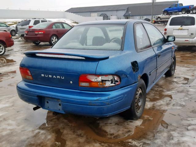 JF1GM2357SH405823 - 1995 SUBARU IMPREZA L BLUE photo 4